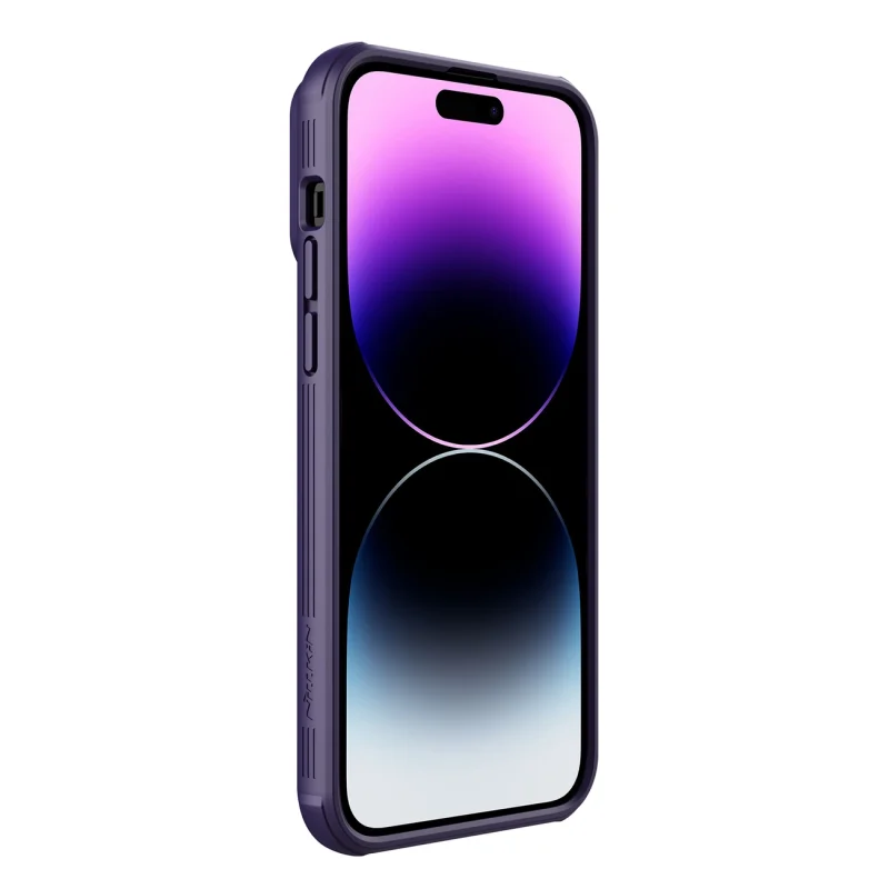 Nillkin CamShield S Case etui iPhone 14 Pro Max pancerny pokrowiec osłona na aparat fioletowe - obrazek 6