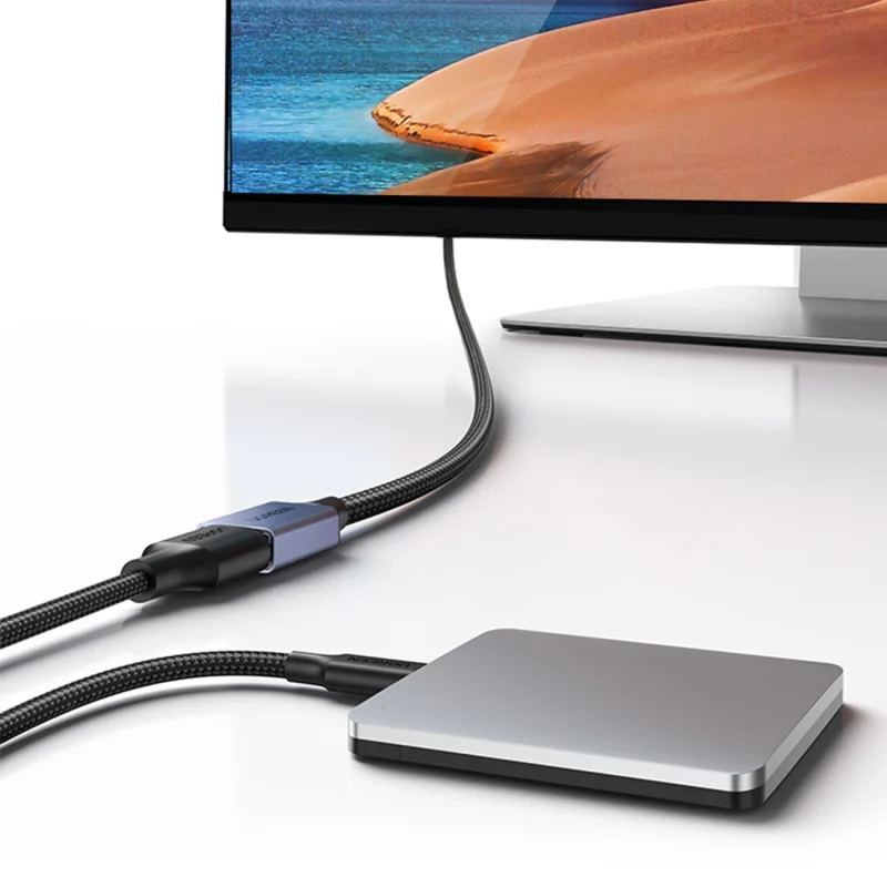 Ugreen przedłużacz adapter kabel przewód USB (męski) - USB (żeński) 3.0 5Gb/s 2m szary (US115) - obrazek 11