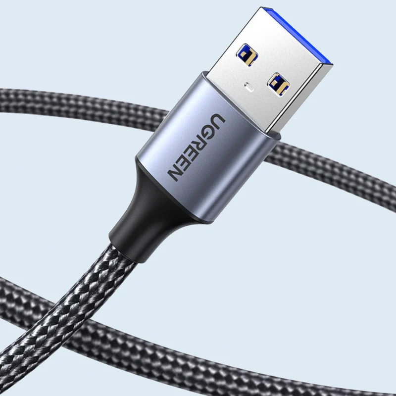 Ugreen kabel przedłużacz adapter USB (męski) - USB (żeński) 3.0 5Gb/s 1m szary (US115) - obrazek 6