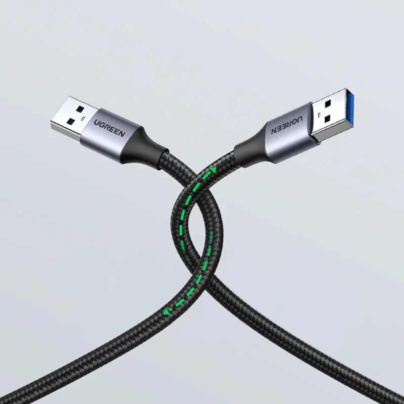 Ugreen kabel przewód USB - USB 3.0 5Gb/s 1m szary (US373) - obrazek 6