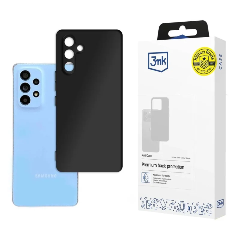 Etui 3mk Matt Case na Samsung Galaxy A54 5G - czarne