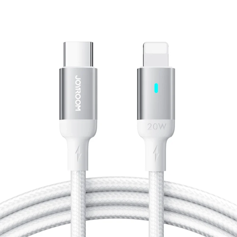 Kabel Joyroom Extraordinary Series A10 Lightning / USB-C PD 20W 1.2 m - biały