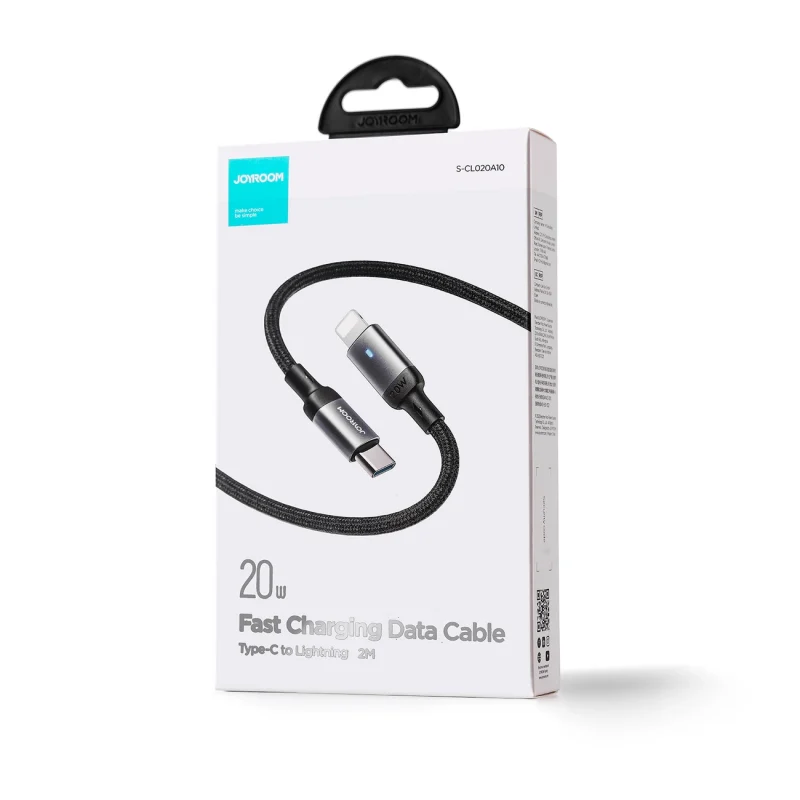 Kabel Joyroom Extraordinary Series A10 Lightning / USB-C PD 20W 1.2 m - czarny - obrazek 5