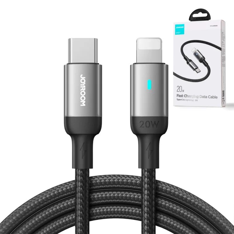 Kabel Joyroom Extraordinary Series A10 Lightning / USB-C PD 20W 1.2 m - czarny - obrazek 4