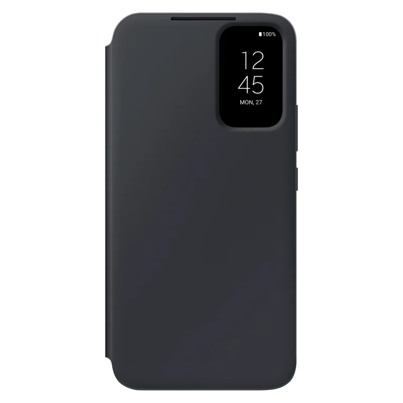 Samsung Smart View Wallet Case etui Samsung Galaxy A34 5G pokrowiec z inteligentną klapką okienkiem portfel na kartę czarne (EF-ZA346CBEGWW)