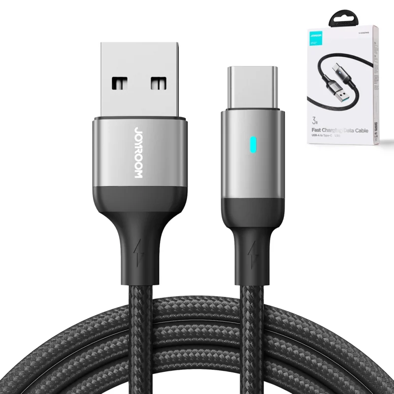 Kabel Joyroom Extraordinary Series A10 USB-A / USB-C 3A 1.2 m - czarny - obrazek 9