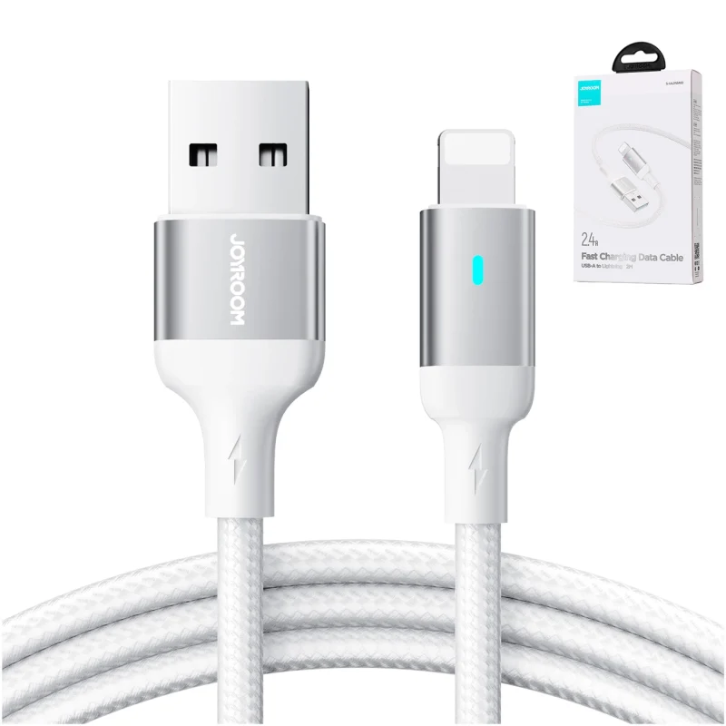 Kabel Joyroom Extraordinary Series A10 USB-A / Lightning 2.4A 2 m - biały - obrazek 5