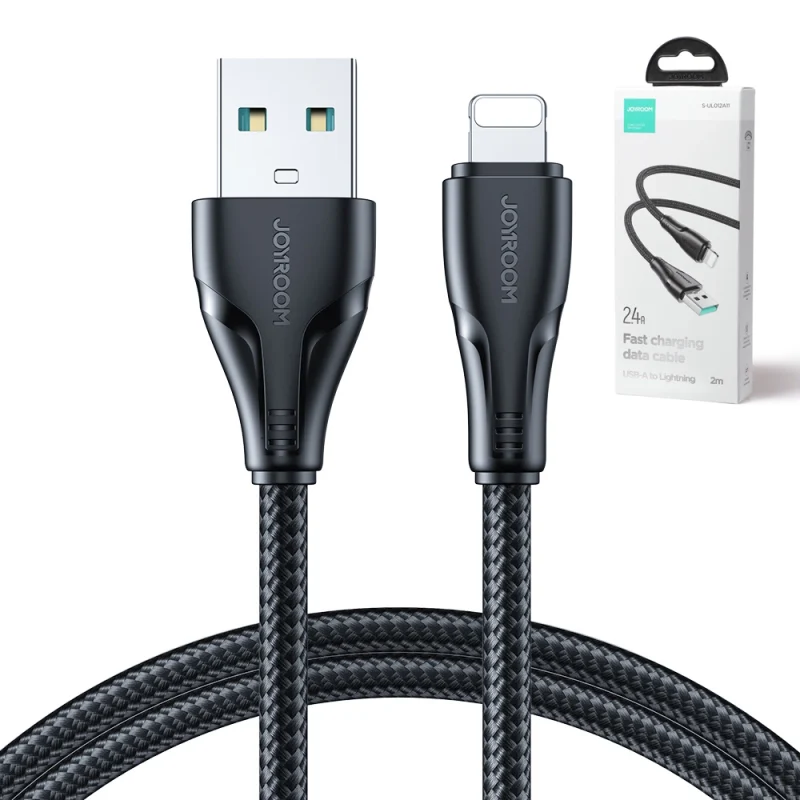 Kabel Joyroom Surpass Series A11 USB-A / Lightning 2.4A 2 m - czarny - obrazek 7