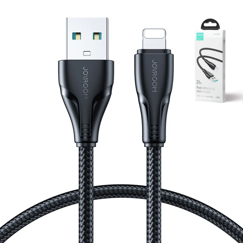 Kabel Joyroom Surpass Series A11 USB-A / Lightning 2.4A 1.2 m - czarny - obrazek 7