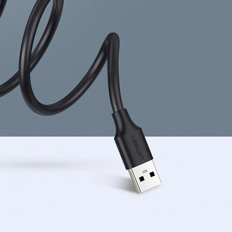 Ugreen kabel przedłużacz USB (męski) - USB (żeński) 2.0 480Mb/s 1.5m czarny (US103) - obrazek 2