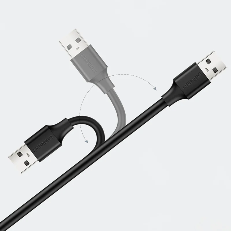 Ugreen kabel przedłużacz USB (męski) - USB (żeński) 2.0 480Mb/s 1.5m czarny (US103) - obrazek 3