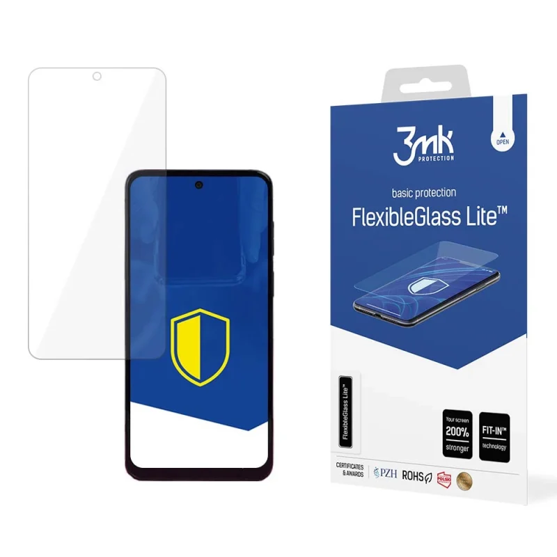 Szkło hybrydowe 3mk FlexibleGlass Lite™ na Motorola Moto G53