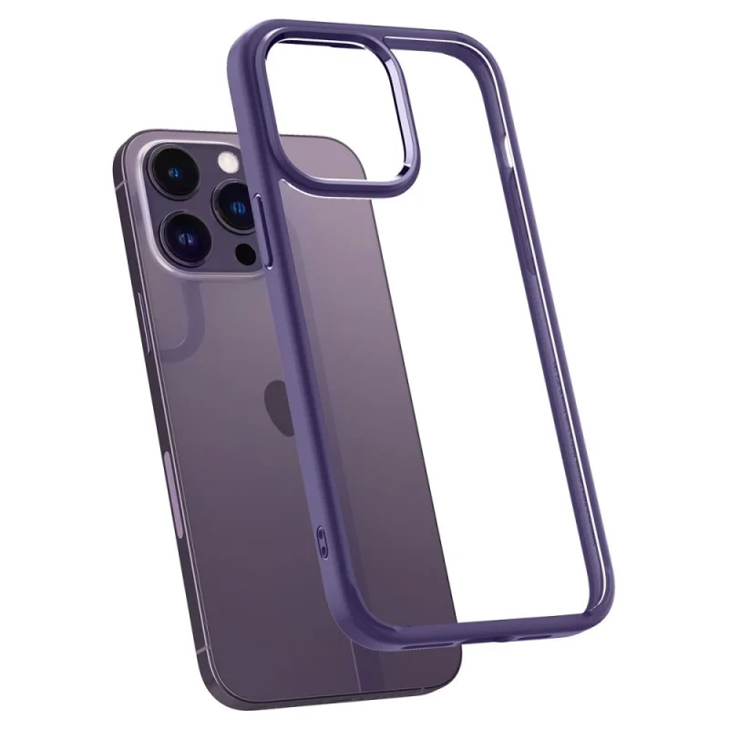 Etui Spigen Ultra Hybrid na iPhone 14 Pro Max - fioletowe - obrazek 6