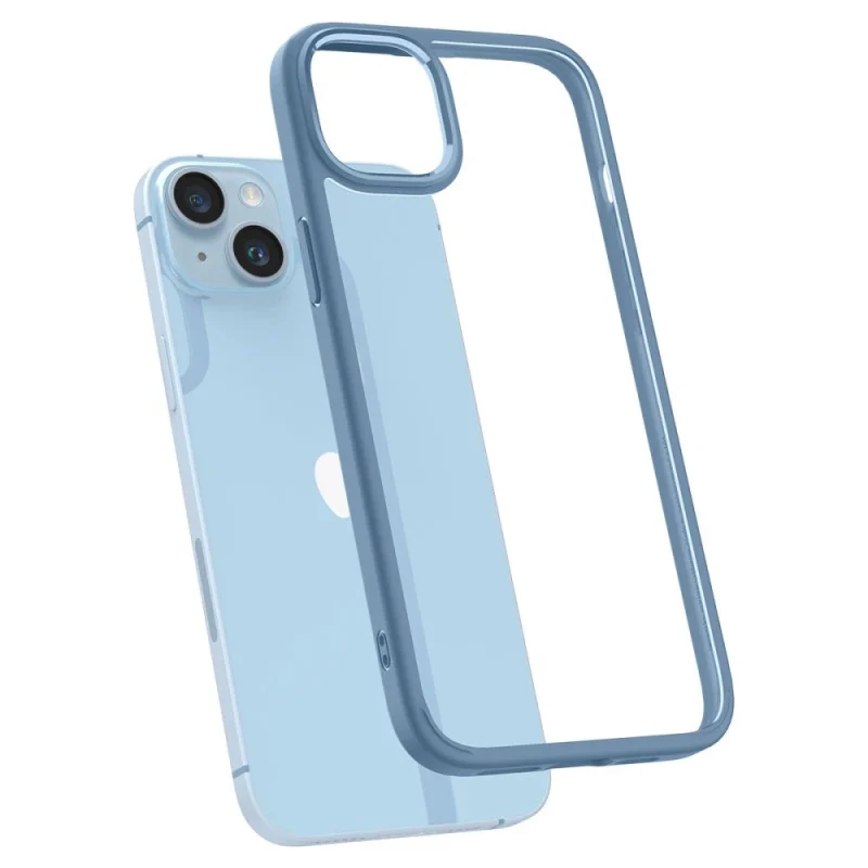 Etui Spigen Ultra Hybrid na iPhone 14 - niebieskie - obrazek 6