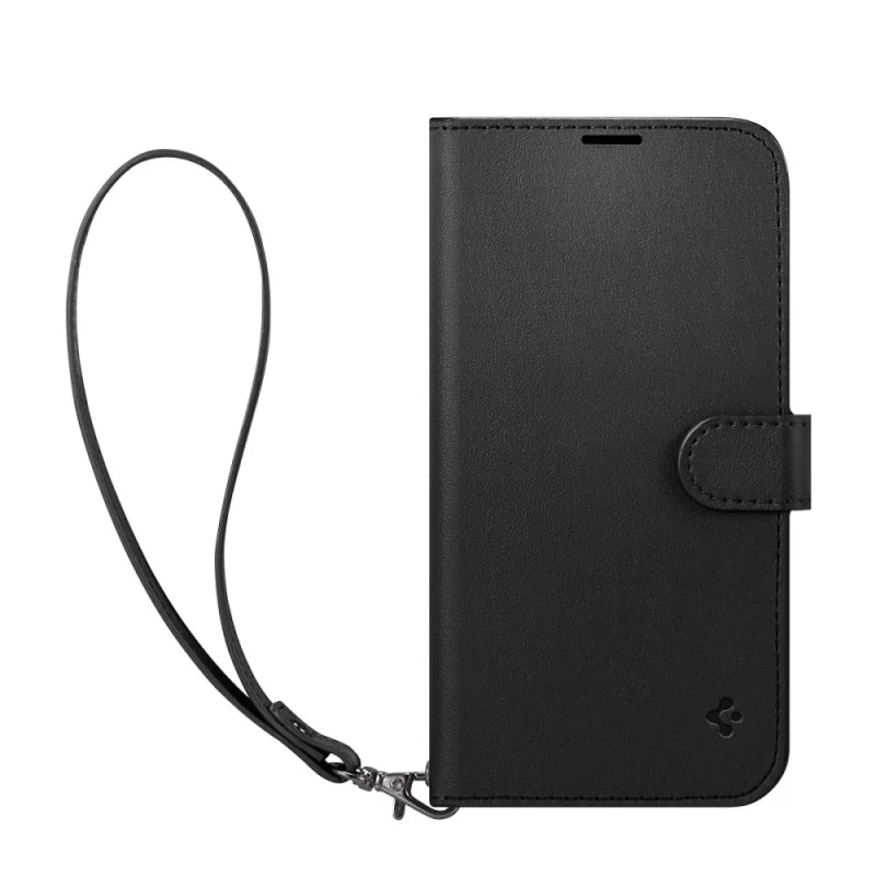 Etui Spigen Wallet S na iPhone 14 - czarne - obrazek 2