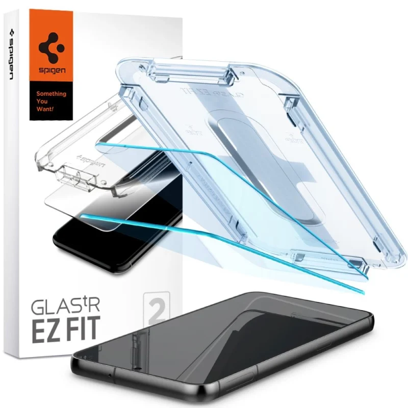 Szkło hartowane Spigen Glas.tR EZ Fit na Samsung Galaxy S23 - 2 szt.