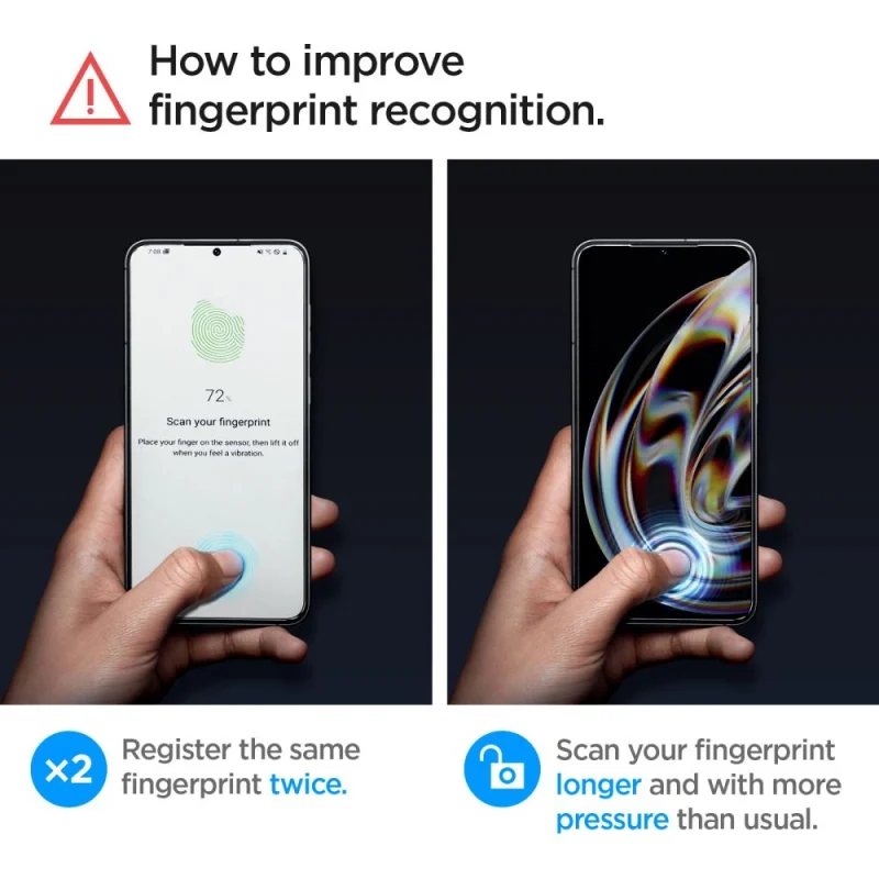 Szkło hartowane Spigen Glas.tR EZ Fit na Samsung Galaxy S23 - 2 szt. - obrazek 12