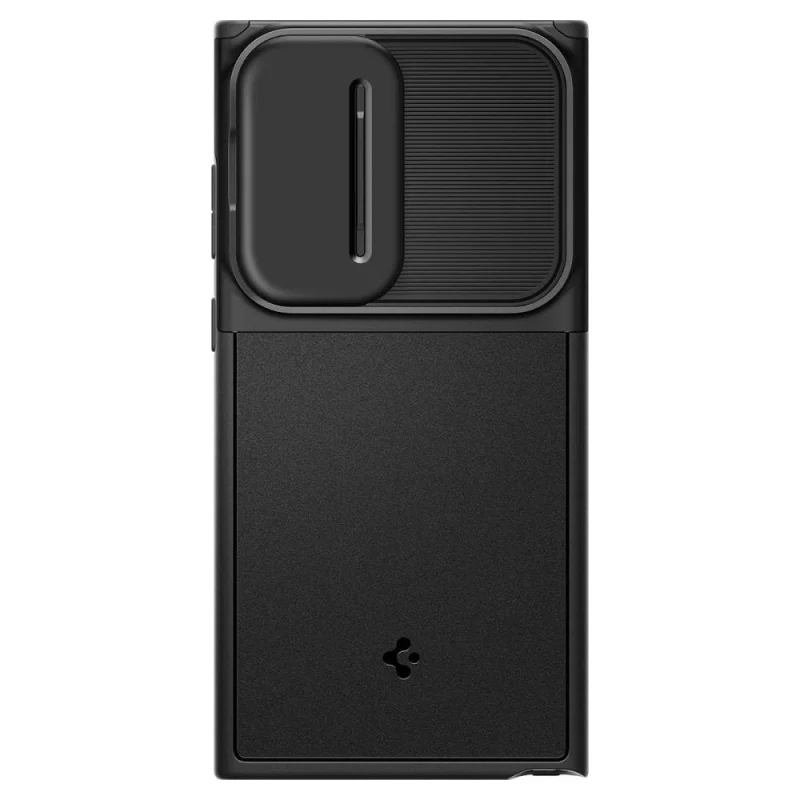 Etui Spigen Optik Armor na Samsung Galaxy S23 Ultra - czarne - obrazek 2