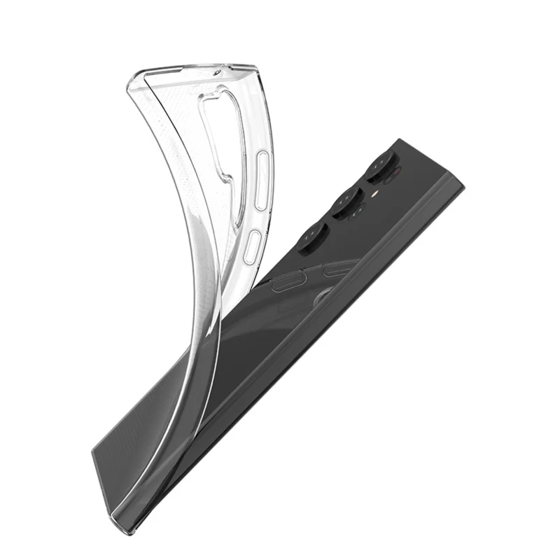 Ultra Clear 0.5mm etui Samsung Galaxy S23 Ultra cienki pokrowiec przezroczyste - obrazek 2