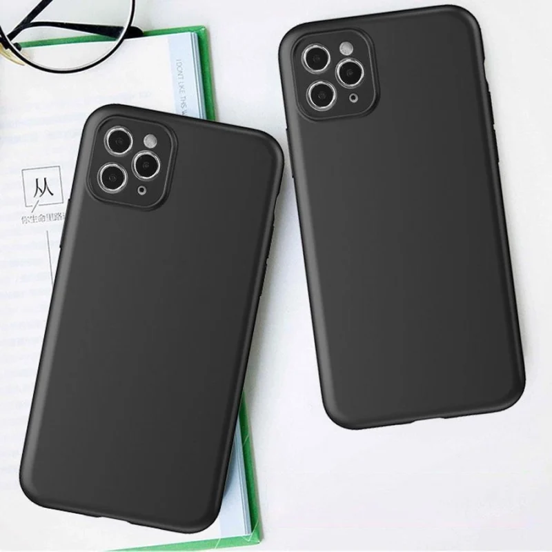 Soft Case etui Xiaomi Poco X5 5G / Redmi Note 12 5G cienki silikonowy pokrowiec czarne - obrazek 5