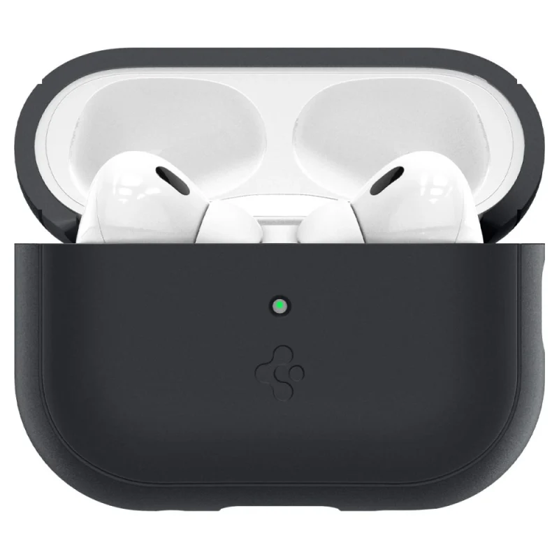 Etui Spigen Silicone Fit Strap na Apple AirPods Pro 1 / 2 - czarne - obrazek 8