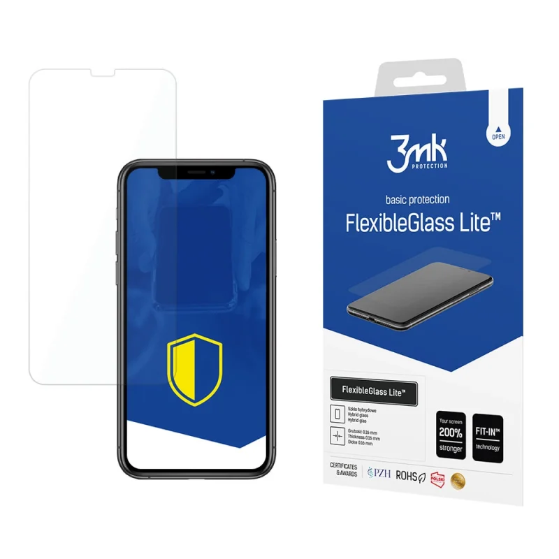 Szkło hybrydowe 3mk FlexibleGlass Lite™ na iPhone 11 Pro Max