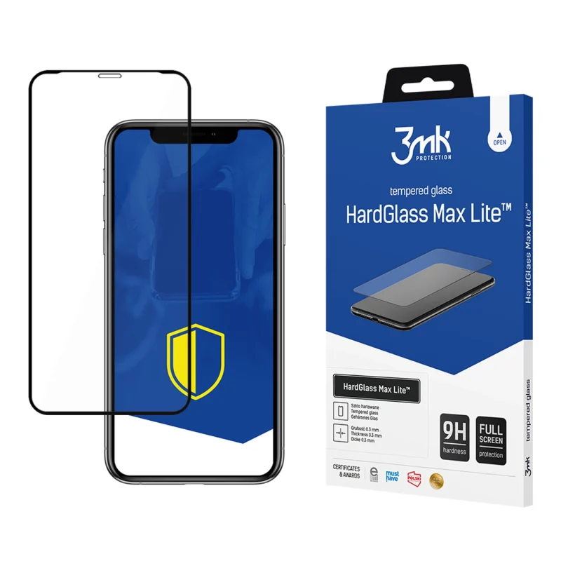 Szkło 9H 3mk HardGlass Max Lite™ na iPhone 11 Pro Max