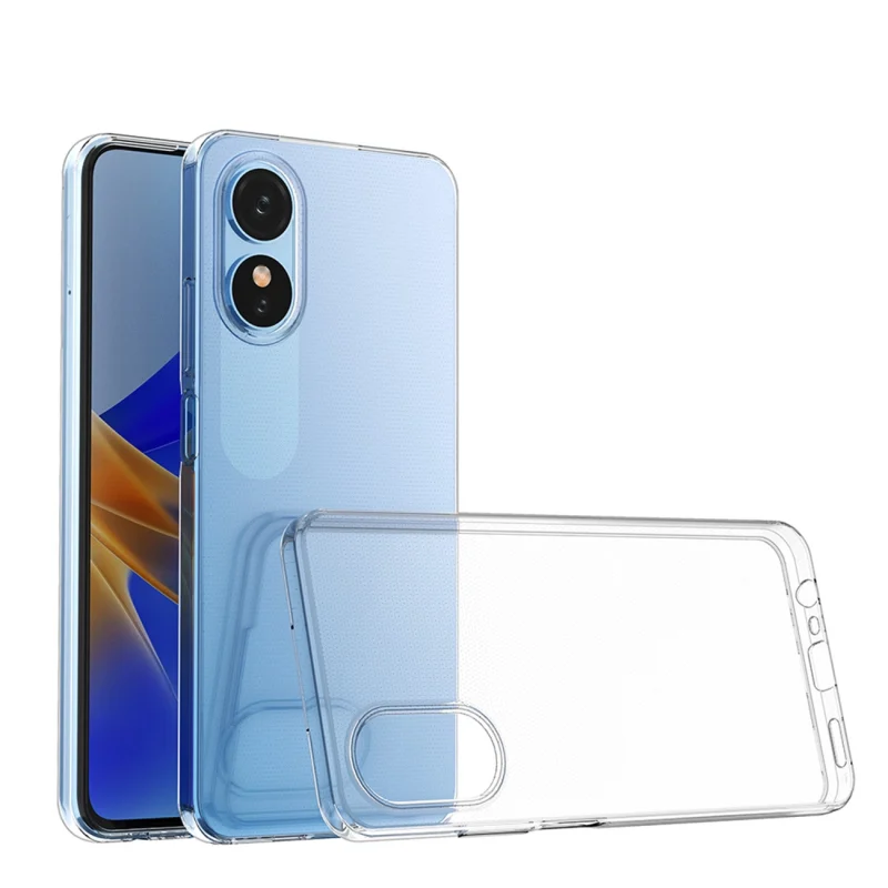 Ultra Clear 0.5mm etui do Oppo A17 cienki pokrowiec przezroczyste - obrazek 2