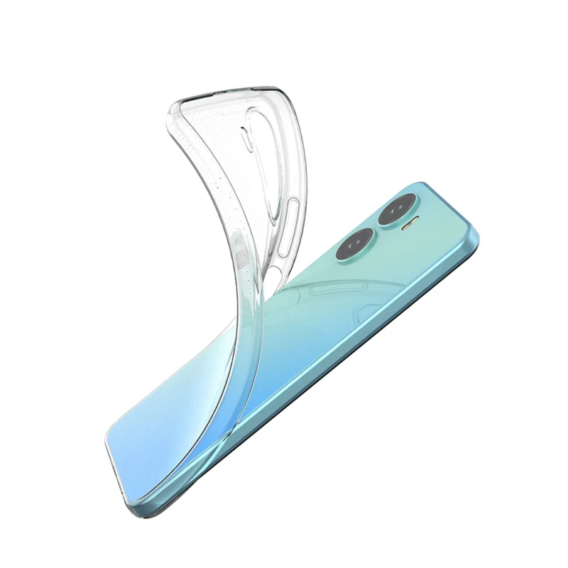 Ultra Clear 0.5mm etui do Vivo Y16 / Vivo Y02s cienki pokrowiec przezroczyste - obrazek 2