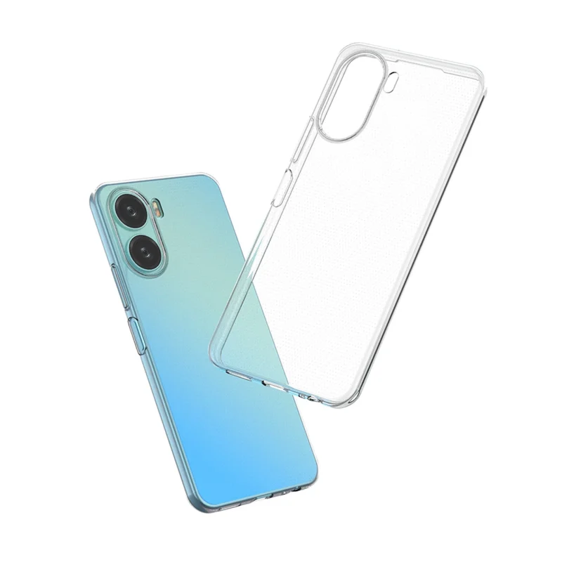 Ultra Clear 0.5mm etui do Vivo Y16 / Vivo Y02s cienki pokrowiec przezroczyste - obrazek 4