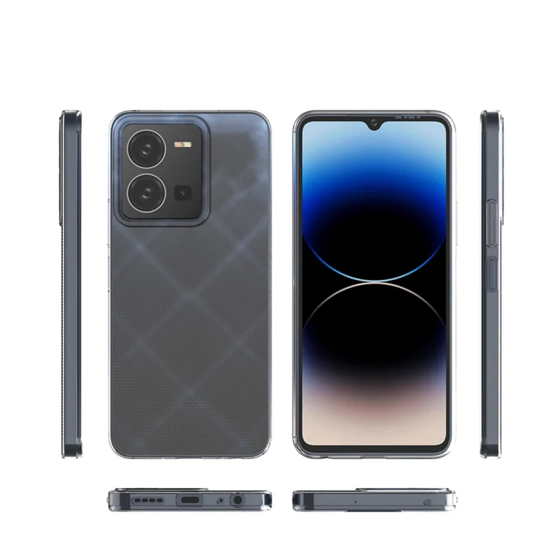 Ultra Clear 0.5mm etui do Vivo Y35 / Vivo Y22 / Vivo Y22s cienki pokrowiec przezroczyste - obrazek 3