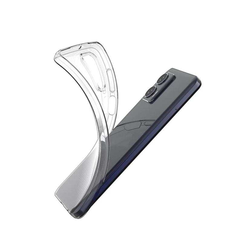 Ultra Clear 0.5mm etui do Motorola Moto G73 5G cienki pokrowiec przezroczyste - obrazek 2