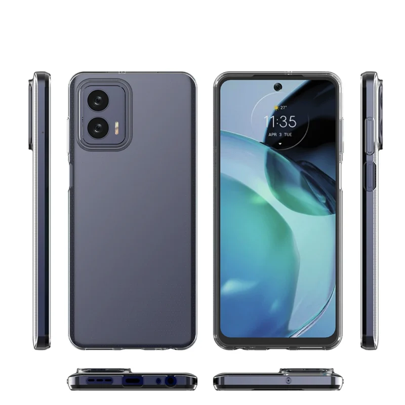 Ultra Clear 0.5mm etui do Motorola Moto G73 5G cienki pokrowiec przezroczyste - obrazek 3