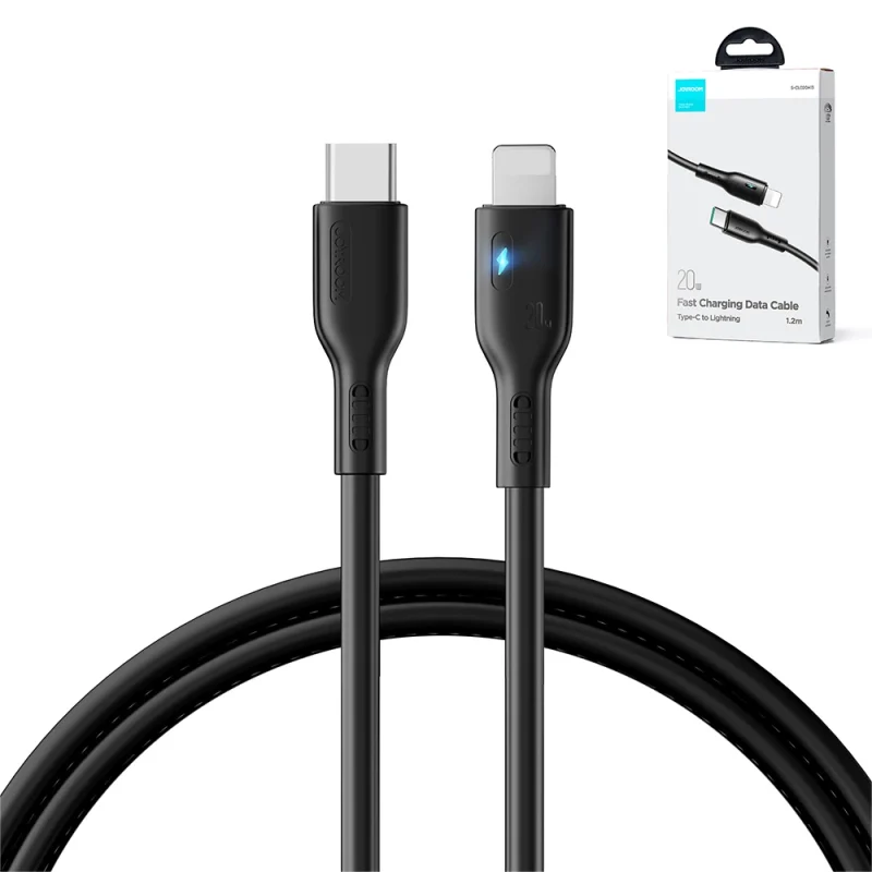 Kabel Joyroom Premium Series A13 Lightning / USB-C 20W 1.2m - czarny - obrazek 3