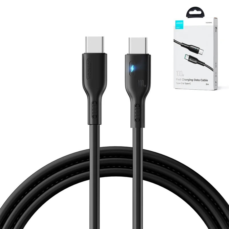 Kabel Joyroom Premium Series A13 USB-C / USB-C 100W 2m - czarny - obrazek 2