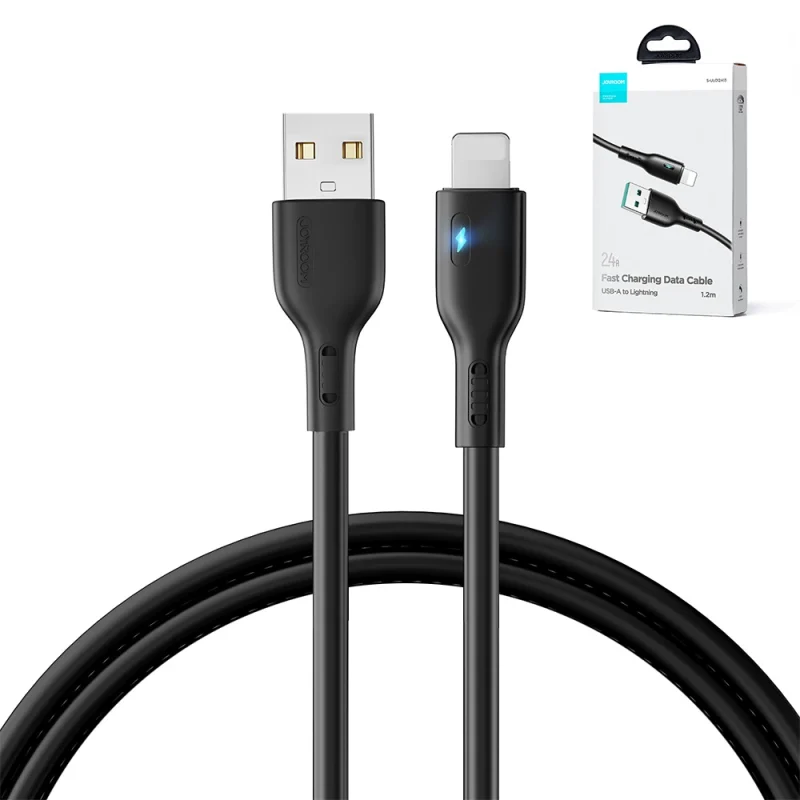 Kabel Joyroom Premium Series A13 USB-A / Lightning 2.4A 1.2m - czarny - obrazek 2