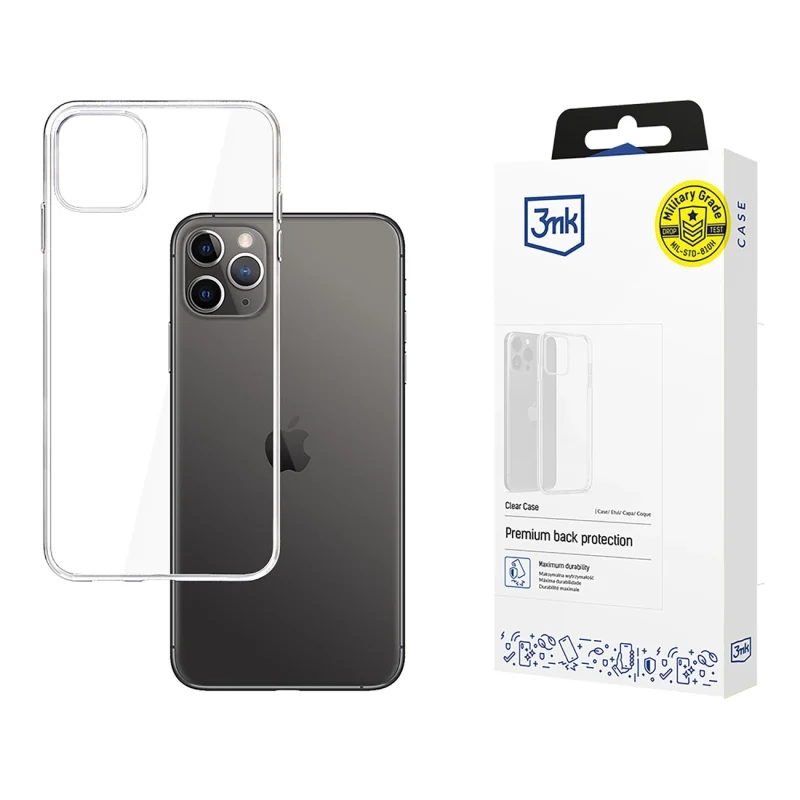 Etui 3mk Clear Case na iPhone 11 Pro Max - przezroczyste