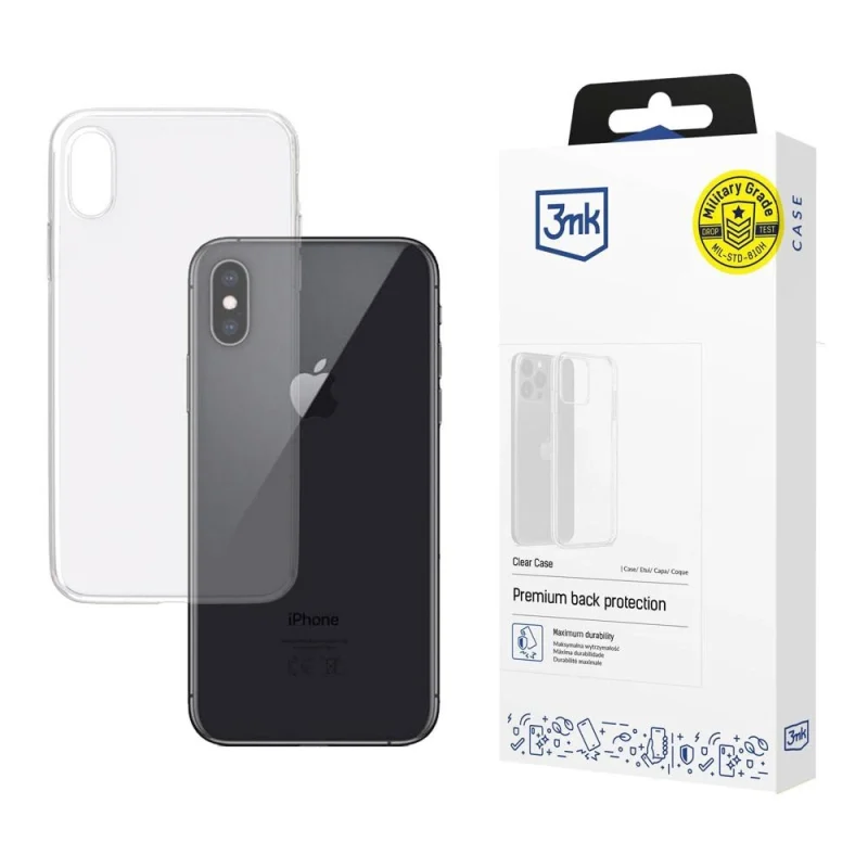 Etui 3mk Clear Case na iPhone X - przezroczyste