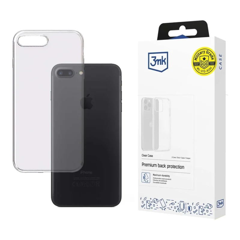 Etui 3mk Clear Case na iPhone 7 Plus / 8 Plus - przezroczyste