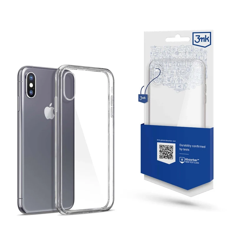 Etui 3mk Clear Case na iPhone X / XS - przezroczyste