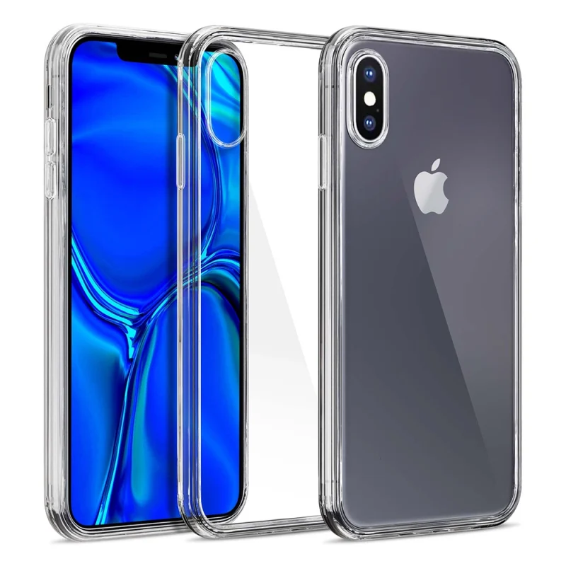 Etui 3mk Clear Case na iPhone X / XS - przezroczyste - obrazek 2