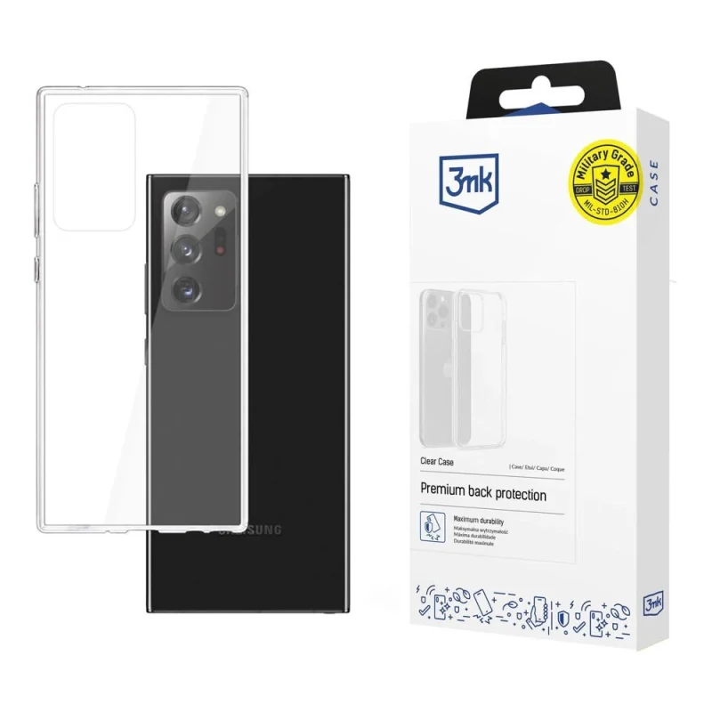 Etui 3mk Clear Case na Samsung Galaxy Note 20 Ultra 5G - przezroczyste