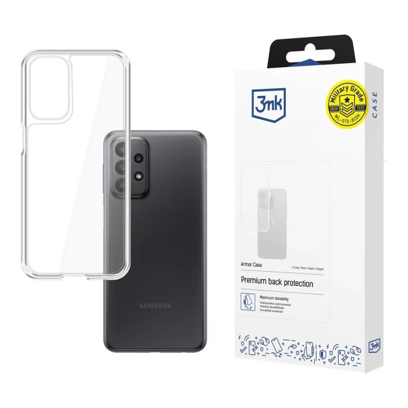 Etui 3mk Armor Case na Samsung Galaxy A23 4G / 5G - przezroczyste