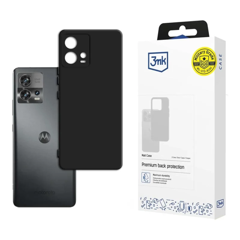 Etui 3mk Matt Case na Motorola Moto Edge 30 Fusion - czarne