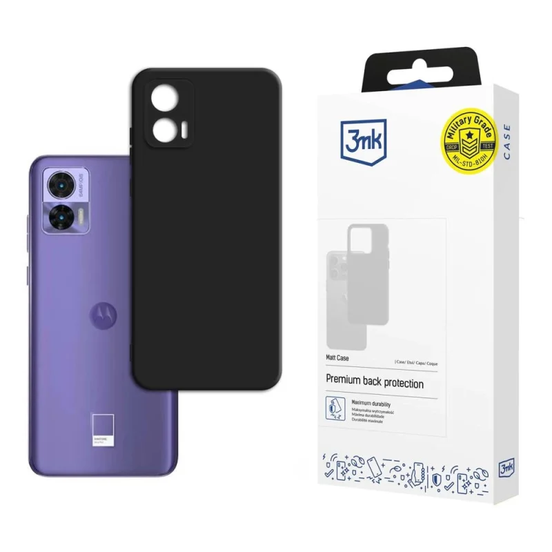 Etui 3mk Matt Case na Motorola Moto Edge 30 Neo - czarne