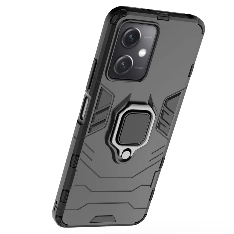 Ring Armor etui do Xiaomi Redmi Note 12 5G / Poco X5 5G pancerny pokrowiec uchwyt magnetyczny ring czarne - obrazek 13