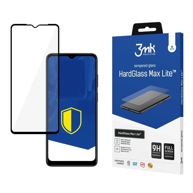 Szkło 9H 3mk HardGlass Max Lite™ na Motorola Moto E22