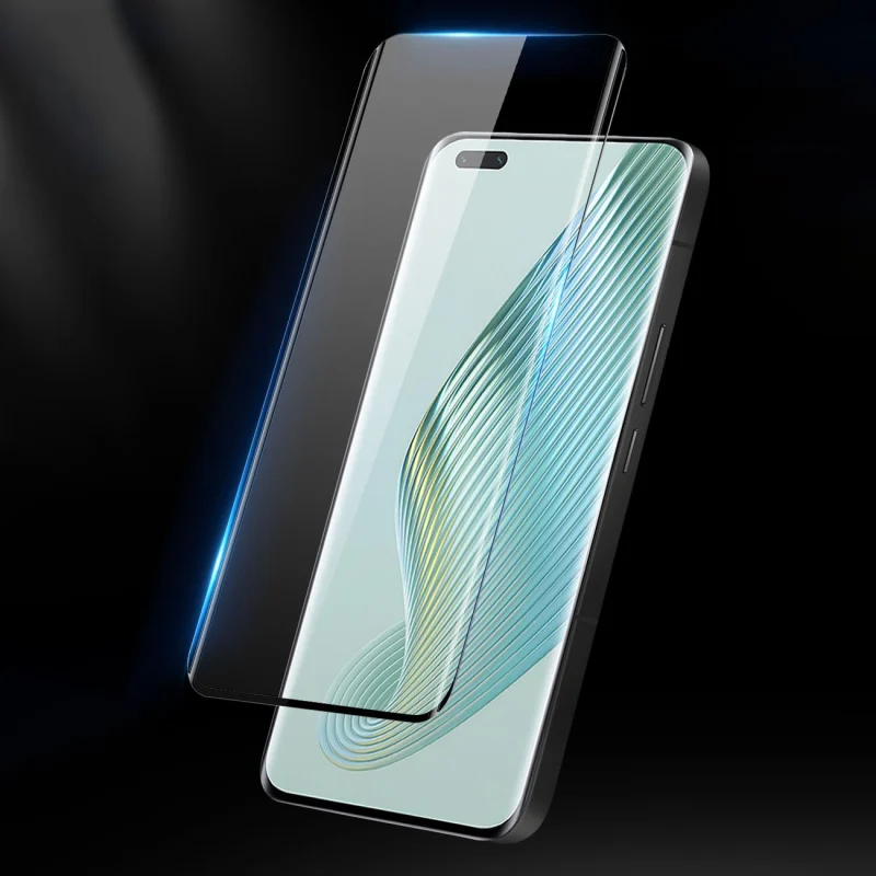 Dux Ducis Tempered Glass Curved szkło hartowane do Honor Magic5 Pro na cały ekran z ramką czarne - obrazek 9