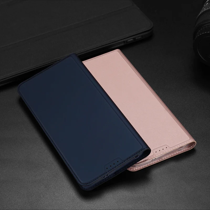 Dux Ducis Skin Pro etui do Xiaomi Redmi Note 12 Pro+ pokrowiec z klapką portfel na kartę podstawka niebieskie - obrazek 15