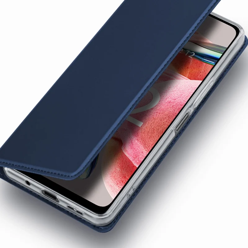 Dux Ducis Skin Pro etui do Xiaomi Redmi Note 12 pokrowiec z klapką portfel na kartę podstawka niebieskie - obrazek 14